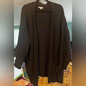 Chenille cardigan